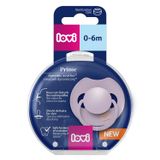 Lovi Prime, smoczek uspokajający, silikonowy, dynamiczny, Violet, 34/421, 0-6 miesięcy, 1 sztuka - miniaturka zdjęcia produktu