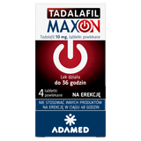 Tadalafil Maxon 10 mg, 4 tabletki powlekane - miniaturka zdjęcia produktu
