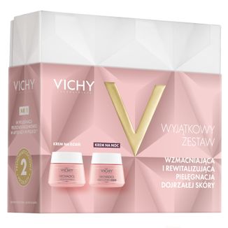 Zestaw Vichy Neovadiol Rose Platinium, krem do twarzy na dzień, 50 ml + krem do twarzy na noc, 50 ml - zdjęcie produktu