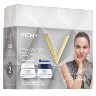 Zestaw Vichy Liftactiv Supreme, przeciwzmarszczkowy krem ujędrniający na dzień, 50 ml + przeciwzmarszczkowy krem ujędrniający na noc, 50 ml - zdjęcie produktu