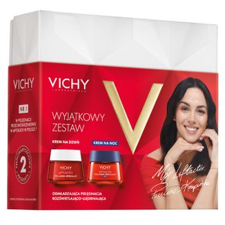 Zestaw Vichy Liftactiv Collagen Specialist, krem na dzień, 50 ml + krem na noc, 50 ml - zdjęcie produktu