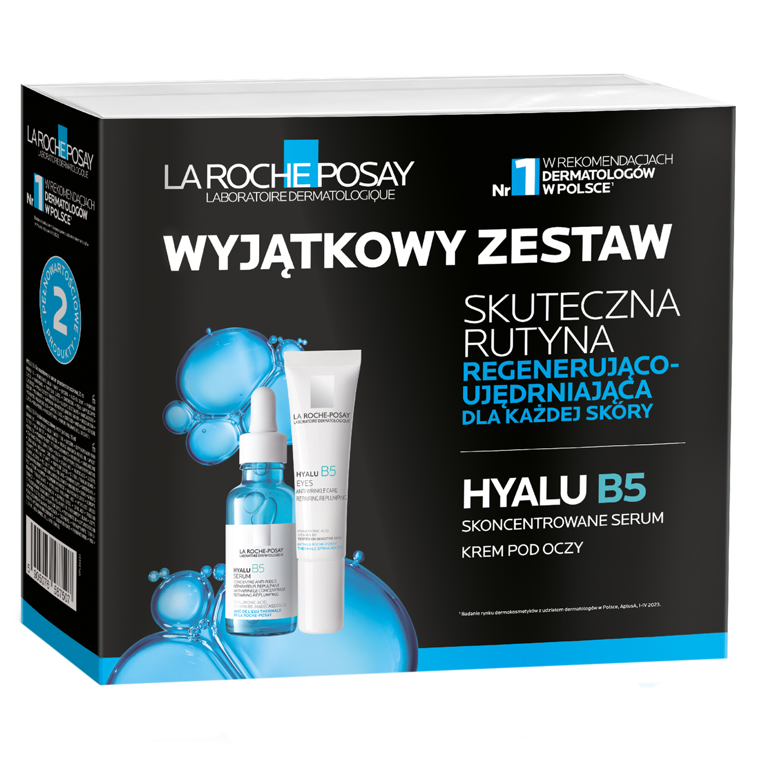 La Roche Posay Set La Roche-Posay Hyalu B5, serum Anti-Falten, 30 ml + Anti-Falten Augencreme, 15 ml — Inhaltsstoffe und Bewertung