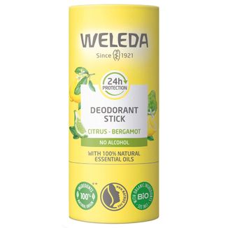 Weleda, dezodorant w sztyfcie, cytryna-bergamotka, 50 g - zdjęcie produktu