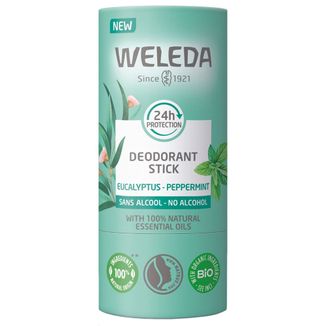 Weleda, dezodorant w sztyfcie, eukaliptus-mięta pieprzowa, 50 g - zdjęcie produktu