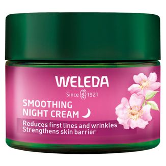 Weleda, wygładzający krem na noc z dziką różą i białą herbatą, 40 ml - zdjęcie produktu