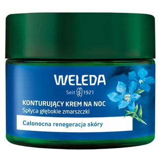 Weleda, konturujący krem na noc z goryczką letnią i szarotką alpejską, 40 ml - zdjęcie produktu