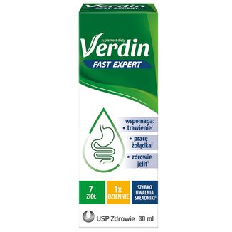 Verdin Fast Expert, krople, 30 ml USZKODZONE OPAKOWANIE - zdjęcie produktu