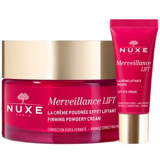 Zestaw Nuxe Merveillance Lift, krem liftingujący, do skóry mieszanej, 50 ml + krem liftingujący pod oczy, 15 ml - zdjęcie produktu