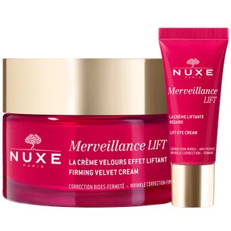 Zestaw Nuxe Merveillance Lift, krem liftingujący, do skóry suchej, 50 ml + krem liftingujący pod oczy, 15 ml - zdjęcie produktu