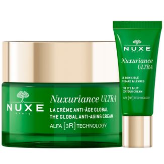 Zestaw Nuxe Nuxuriance Ultra, krem przeciwstarzeniowy na dzień, 50 ml + krem przeciwstarzeniowy do okolic oczu i ust, 15 ml - zdjęcie produktu