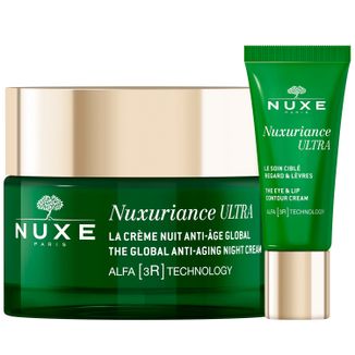 Zestaw Nuxe Nuxuriance Ultra, krem przeciwstarzeniowy na noc, 50 ml + krem przeciwstarzeniowy do okolic oczu i ust, 15 ml - zdjęcie produktu