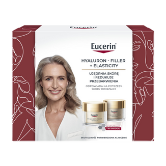 Zestaw Eucerin Hyaluron-Filler + Elasticity, krem na dzień, 50 ml + krem na noc, 50 ml - zdjęcie produktu