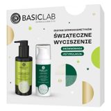 Zestaw BasicLab Świąteczne Wyciszenie, płyn mikrozłuszczający, 100 ml + krem prebiotyczny, 50 ml - miniaturka zdjęcia produktu