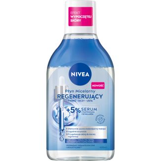 Nivea, regenerujący płyn micelarny z 5% serum, 400 ml - zdjęcie produktu