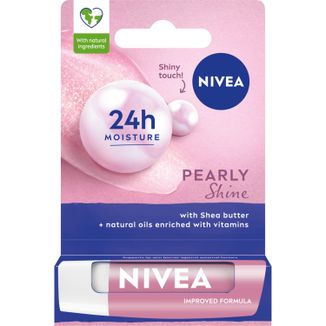Nivea Pearly Shine, pielęgnująca pomadka do ust, 4,8 g USZKODZONE OPAKOWANIE - zdjęcie produktu