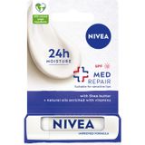 Nivea Med Repair, pielęgnująca pomadka do ust, SPF 15, 4,8 g - miniaturka zdjęcia produktu