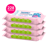Bambino, chusteczki emolientowe 3w1, czteropak, 4 x 57 sztuk - miniaturka zdjęcia produktu