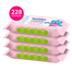 Bambino, chusteczki emolientowe 3w1, czteropak, 4 x 57 sztuk - miniaturka  zdjęcia produktu