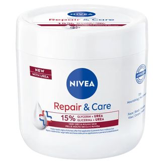 Nivea Repair & Care, krem multifunkcyjny z mocznikiem, skóra sucha, 400 ml - zdjęcie produktu