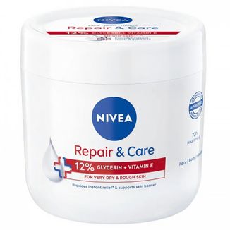 Nivea Repair & Care, krem multifunkcyjny nawilżająco-regenerujący z witaminą E, skóra sucha, 400 ml - zdjęcie produktu