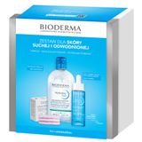 Zestaw Bioderma Hydrabio, Hyalu+, serum, 30 ml + H2O, płyn micelarny, 500 ml + glov, płatki kosmetyczne, 3 sztuki KRÓTKA DATA - miniaturka zdjęcia produktu