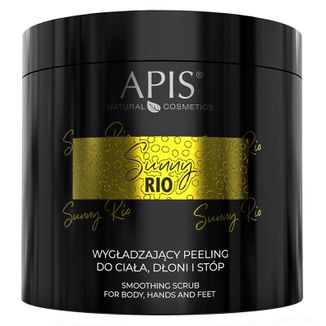 Apis Sunny Rio, wygładzający peeling do ciała, dłoni i stóp, 700 g - zdjęcie produktu