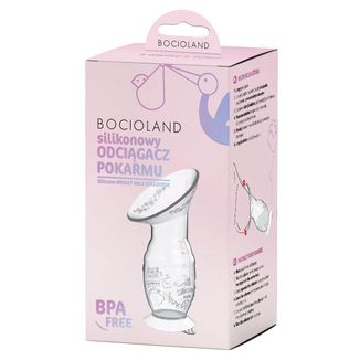 Bocioland, silikonowy odciągacz pokarmu, 1 sztuka - zdjęcie produktu