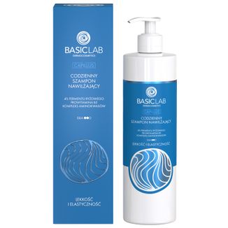 BasicLab Capillus, codzienny szampon nawilżający, 300 ml USZKODZONE OPAKOWANIE - zdjęcie produktu
