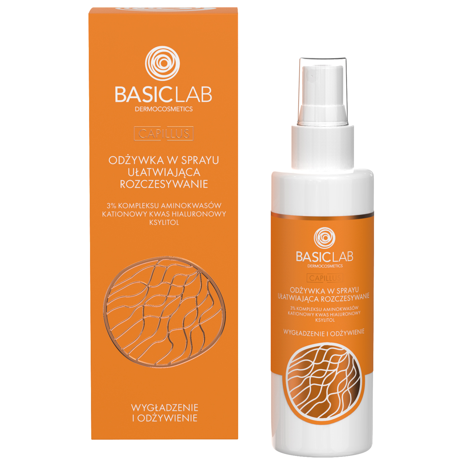 BasicLab Capillus, Spülung-spray erleichtert Entwirren, 150 ml