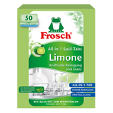 Frosch, tabletki do zmywarek, All in One, limonkowe, 50 sztuk - miniaturka zdjęcia produktu