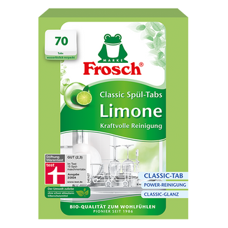 Frosch, tabletki do zmywarek, Classic, limonkowe, 70 sztuk - zdjęcie produktu