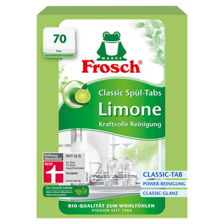 Frosch, tabletki do zmywarek, Classic, limonkowe, 70 sztuk - zdjęcie produktu