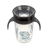 Akuku, kubek niekapek 360, ciemny, 240 ml - miniaturka zdjęcia produktu