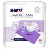 Seni Super Plus, pieluchomajtki, Extra Small, 40-60 cm, 10 sztuk - miniaturka zdjęcia produktu
