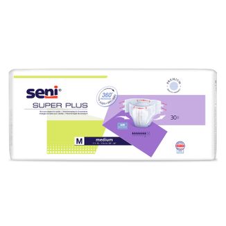 Seni Super Plus, pieluchomajtki, Medium, 75-110 cm, 30 sztuk  - zdjęcie produktu