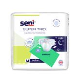 Seni Super Trio, pieluchomajtki, Medium, 75-110 cm, 10 sztuk  - miniaturka zdjęcia produktu