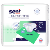 Seni Super Trio, pieluchomajtki, Large, 100-150 cm, 10 sztuk - miniaturka zdjęcia produktu