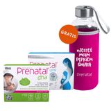 Zestaw Prenatal Uno, 30 kapsułek + 30 kapsułek + Prenatal DHA, 30 kapsułek + butelka-bidon gratis - miniaturka zdjęcia produktu
