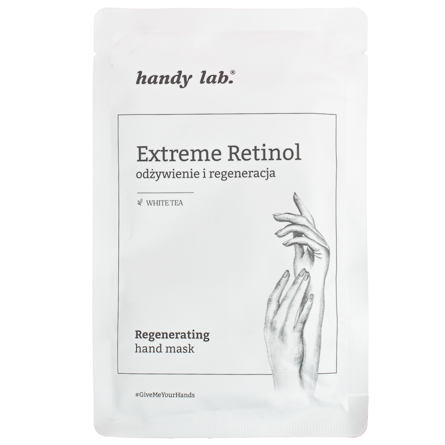 Nieznana handy lab. Extreme Retinol, maska do rąk w rękawicach, 30 g — Inhaltsstoffe und Bewertung
