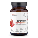 Aura Herbals FerraCaps Żelazo 30 mg, 60 mikrokapsułek - miniaturka zdjęcia produktu