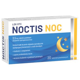 Noctis Noc 12,5 mg, 20 tabletek - zdjęcie produktu