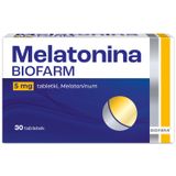 Melatonina Biofarm, 5 mg, 30 tabletek - miniaturka zdjęcia produktu