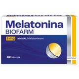 Melatonina Biofarm, 5 mg, 60 tabletek - miniaturka zdjęcia produktu