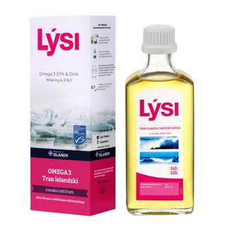Lysi Omega 3 Tran Islandzki, smak tutti-frutti, 240 ml - zdjęcie produktu