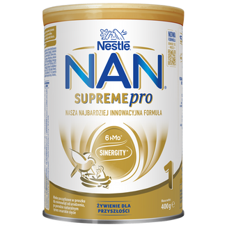 Nestle NAN Supremepro 1 HMO, mleko początkowe dla niemowląt od urodzenia, 400 g - zdjęcie produktu