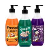 Zestaw LaQ Shots! Czyściopak dla Niego, żel pod prysznic, Passat Sąsiada, 500 ml + Błękit Paryża, 500 ml + Szwagier, 500 ml - miniaturka zdjęcia produktu