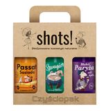 Zestaw LaQ Shots! Czyściopak dla Niego, żel pod prysznic, Passat Sąsiada, 500 ml + Błękit Paryża, 500 ml + Szwagier, 500 ml - miniaturka zdjęcia produktu
