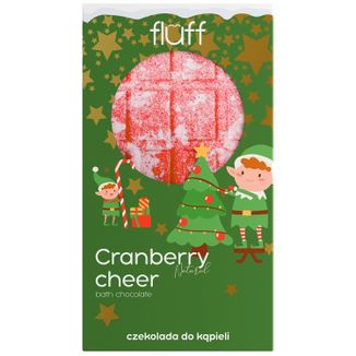 Fluff Cranberry Cheer, czekolada do kąpieli, 160 g - zdjęcie produktu