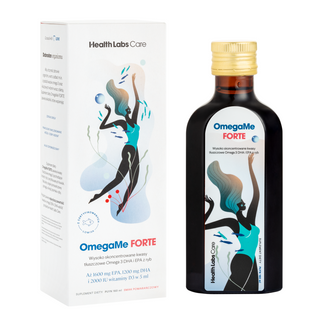 Health Labs OmegaMe Forte, płyn, 160 ml KRÓTKA DATA - zdjęcie produktu