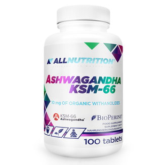 Allnutrition Ashwagandha KSM-66, 100 tabletek - zdjęcie produktu